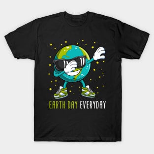 Dabbing Dab Dance Earth Day Everyday Gift For Boys Kids T-Shirt